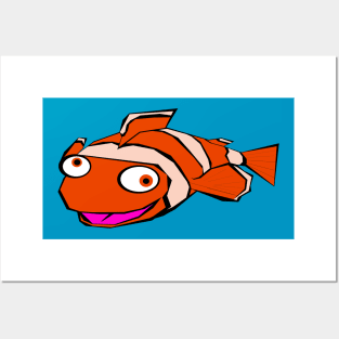 Clown fish Posters and Art